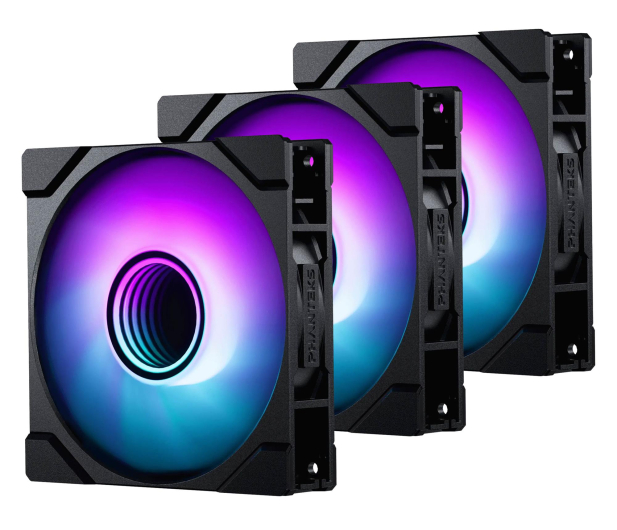 Phanteks M25 Gen2 Triple Pack 3x120mm PH-F120M25R_G2_DBK01_3P - 1348916 - zdjęcie